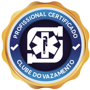 Selo de Profissional Certificado pelo Clube do Vazamento